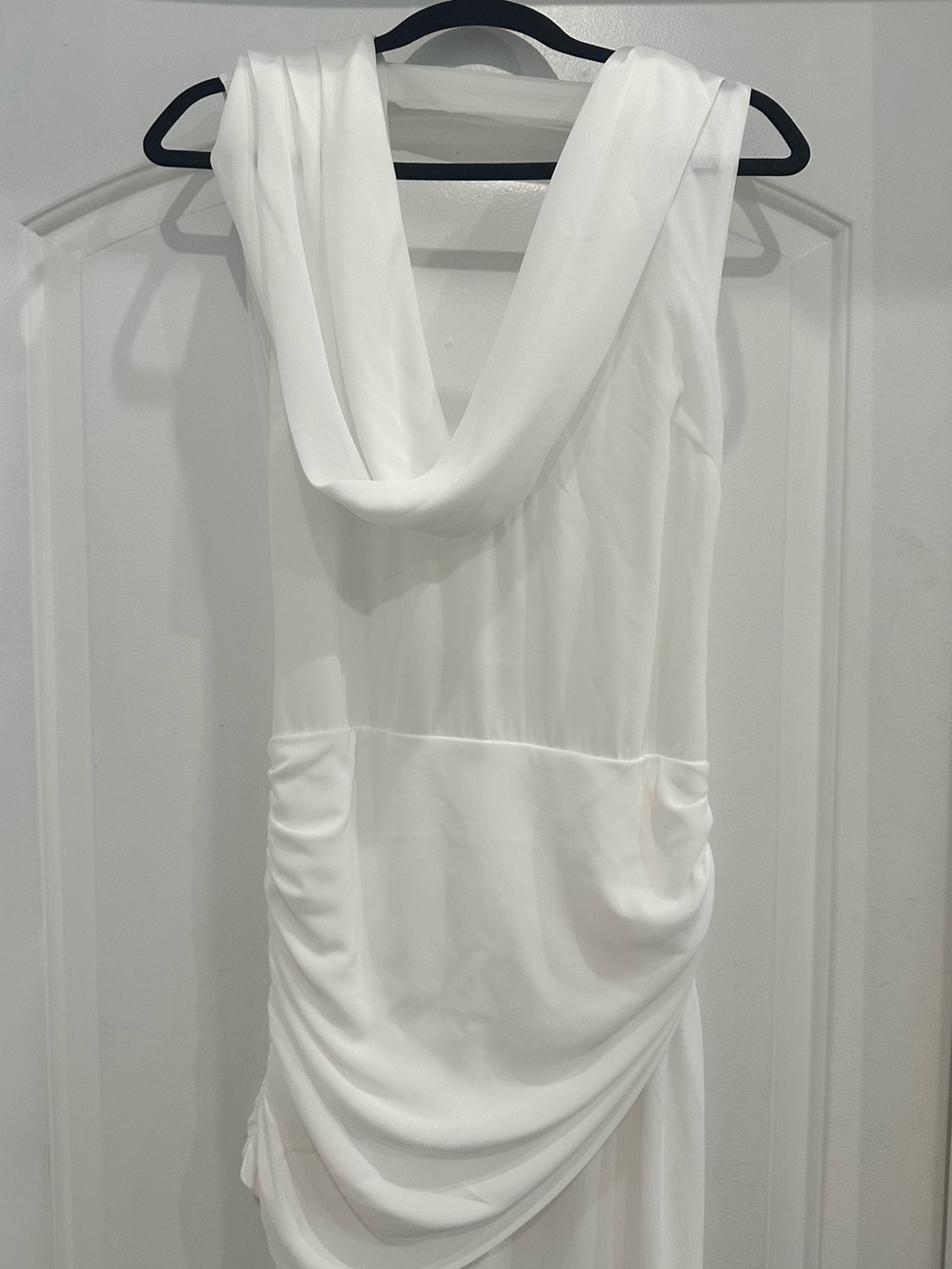 Meshki Giulia Chiffon Draped Maxi Dress